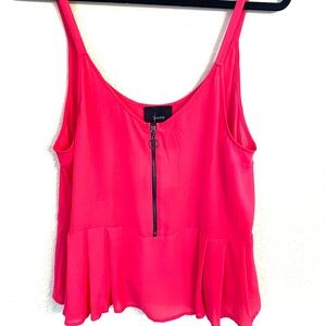 Strappy Hot Pink Tank